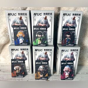 Complete Set 6 SPSUN NUO Dominating the Workplace series figure Case AUTHENTIC